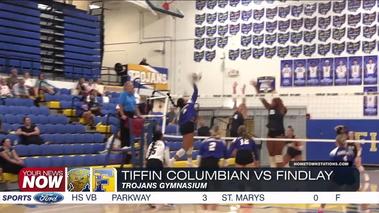 Findlay falls to Tiffin Columbian 3-1 in nonconference volleyball